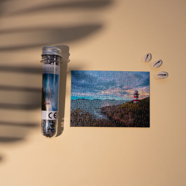 Mini puzzle “Faro de Cabo Estai” – Un pedacito de Galicia en cada pieza